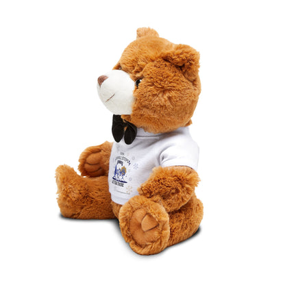 Teddy Bear with Retro Vibe Motivational Saying T-Shirt