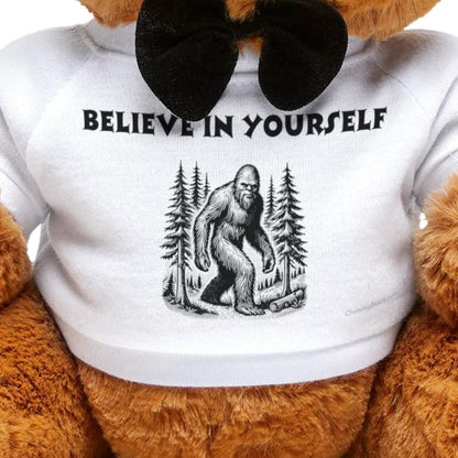 Believe In Yourself! Black and White Bigfoot