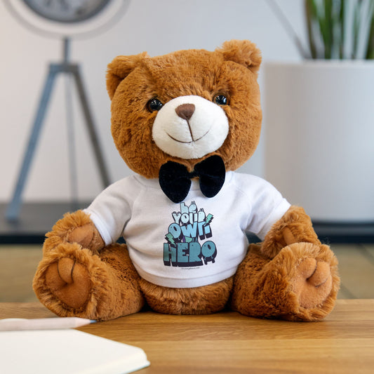 Be Your Own Hero Teddy Bear with T-Shirt